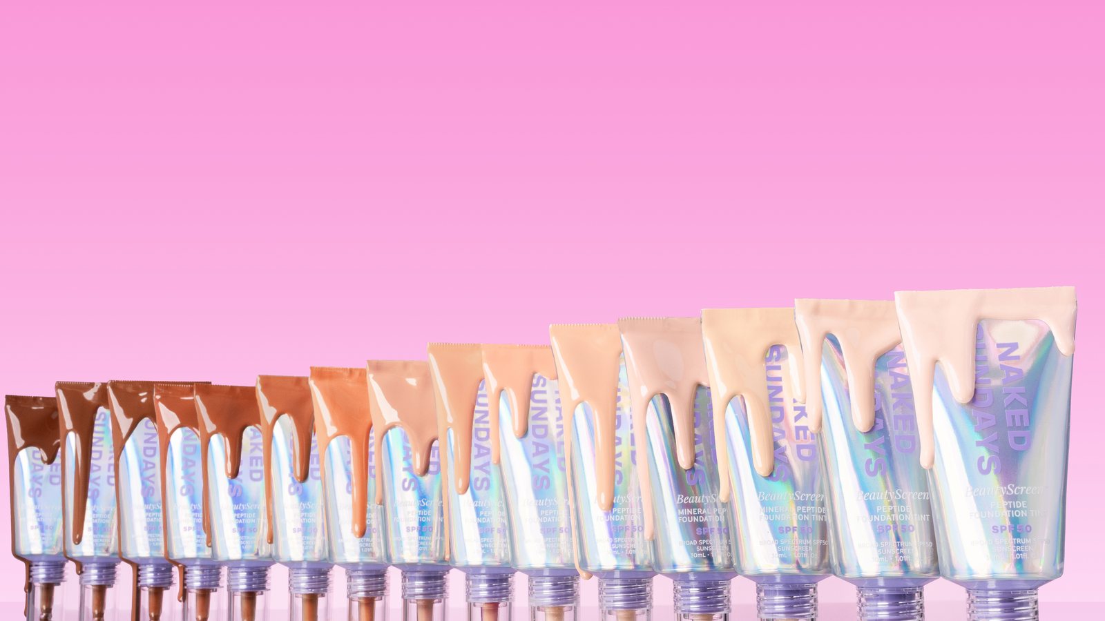 Is SPF50 better than SPF30 – the Naked Sundays SPF50 range lined up