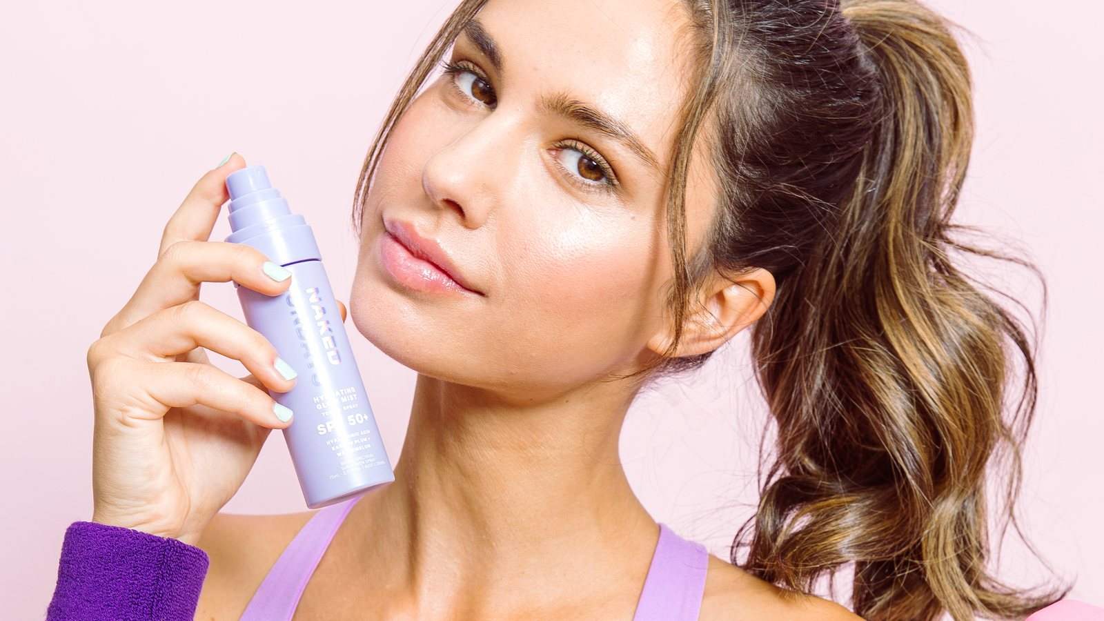 Sunscreen for working out that stays put – SPF top up with sweatband