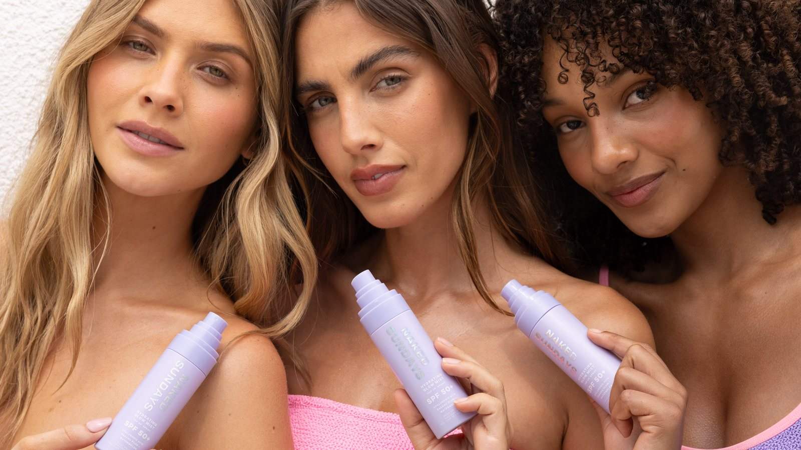 Naked Sundays Hydrating Glow Mist SPF50 – the ultra fine SPF mist bottles