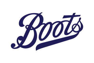 Blue 'Boots' logo 