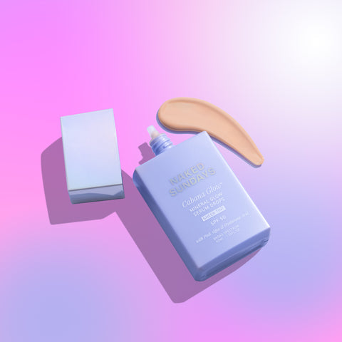 CabanaGlow™ SPF50 Glow Serum Drops -  Sheer Tint
