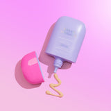 the cabanamilk Beautybarrier SPF50 on a pink background