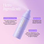 Hero Ingredients for Naked Sundays Hydrating Glow Mist SPF50 Setting Spray