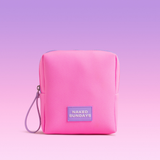 Luxe Pink Neoprene Makeup Bag