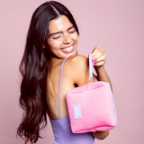 Luxe Pink Neoprene Makeup Bag