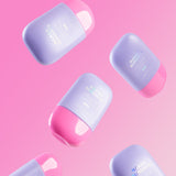 Naked Sundays SPF bottles on a pink background