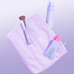 Floating Naked Sundays products on a purple background