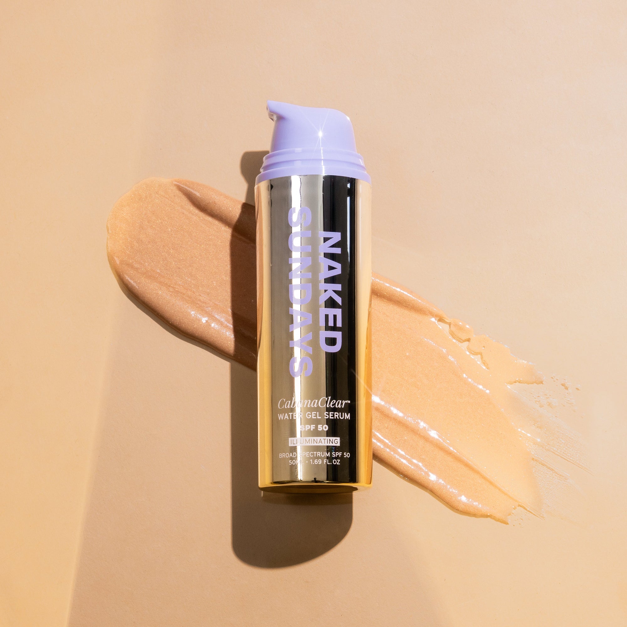 Naked Sundays CabanaClear™ Water Gel Serum SPF50 in Illuminating 50ml