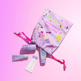 Resort Print Drawstring Bag