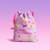 Resort Print Drawstring Bag