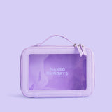 Vegan Leather Lilac Cosmetic Case