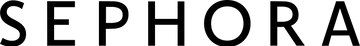 SEPHORA logo in black text 