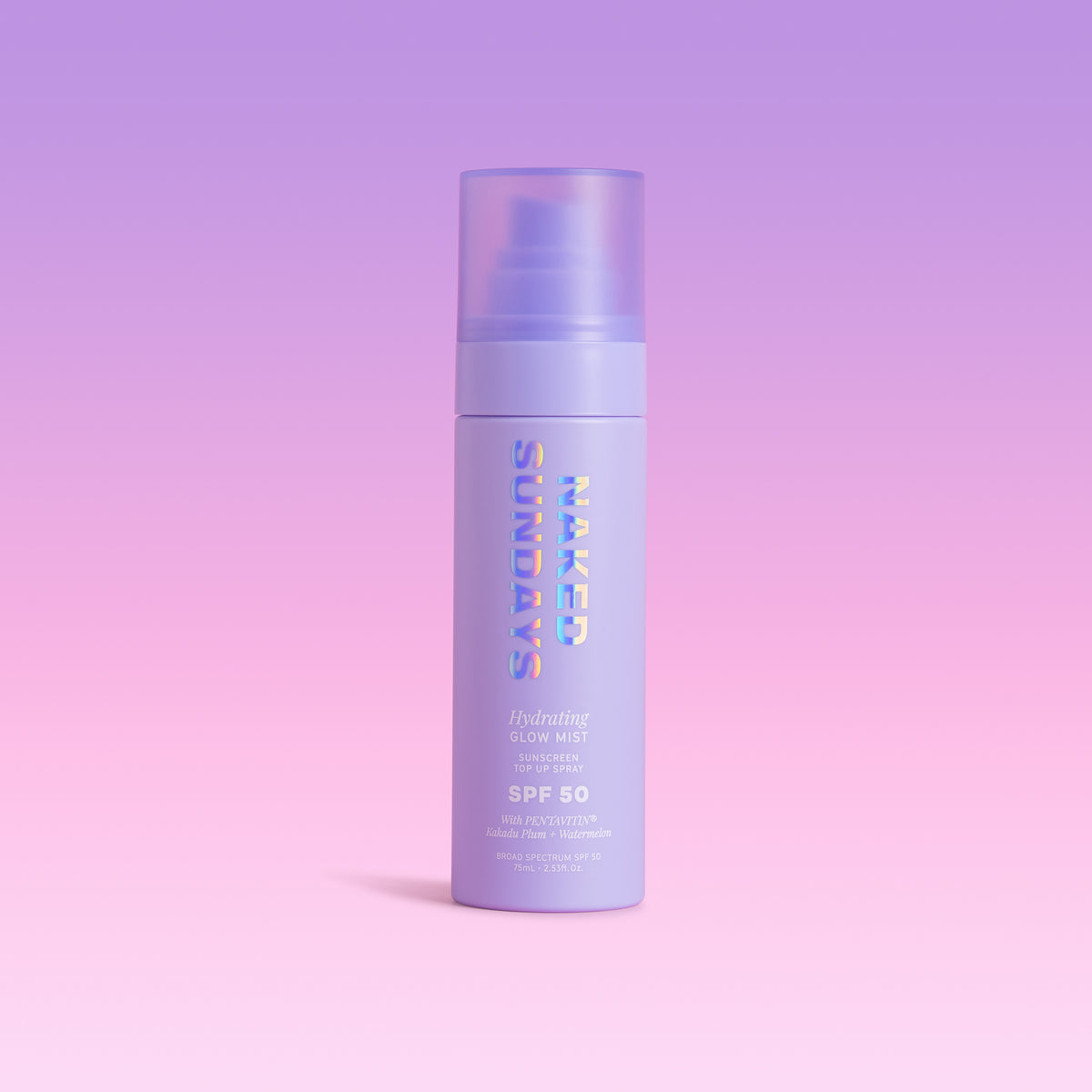 Hydrating Glow Mist Setting Spray SPF50 with Pentavitin®️ – Naked 