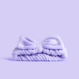 Fluffy Bow Headband – Lilac