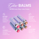 SPF50 GlowBalm Mineral Peptide Stick - Dusty Rose Pink