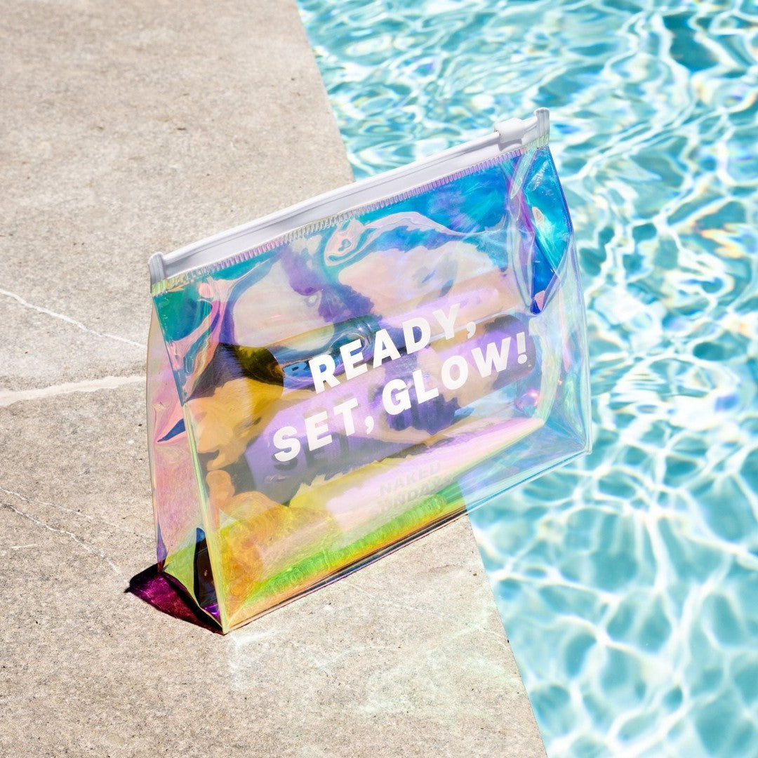 Ready, Set, Glow Makeup Bag (Re usable)   Naked Sundays USA