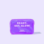Neon Purple Ready Set Glow! Makeup Bag   Naked Sundays USA