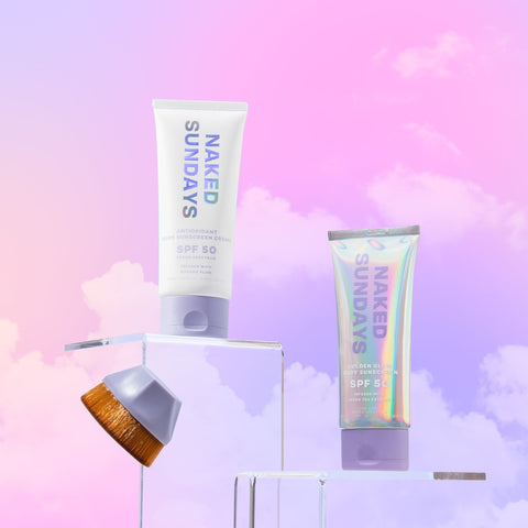 SPF50 Golden Glow Body Sunscreen – Naked Sundays USA